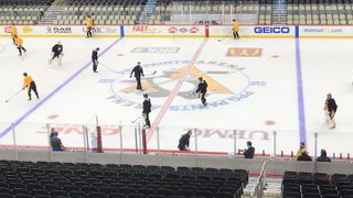 Skate Report: Kuhnhackl, Trotz still have ringing ears taken at PPG Paints Arena (Courtesy of Point Park University)