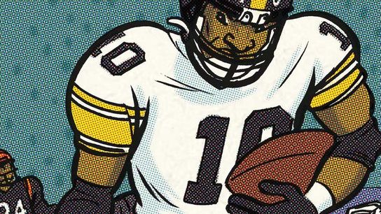 Cartoon Canon: Slash strikes! taken in Richmond, Va. (Steelers)