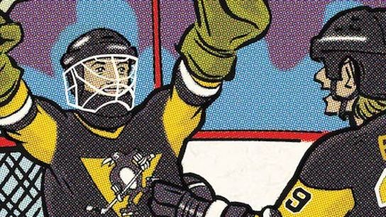 Cartoon Canon: Victory at the Spectrum! taken in Richmond, Va. (Penguins)