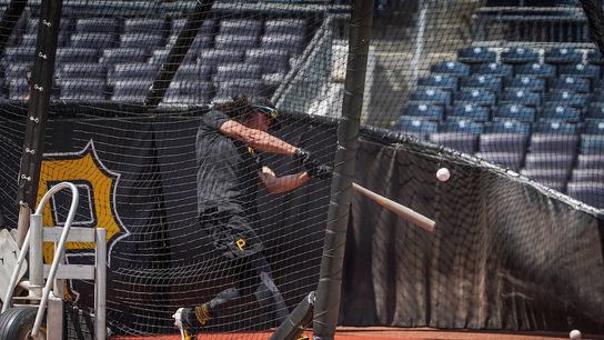 Tucker takes the hint: 'Don't mess this up' taken at PNC Park (Pirates)