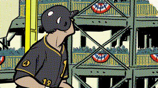 Cartoon Canon: A Pittsburgh Kid bomb! taken in Richmond, Va. (Pirates)