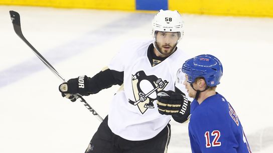 Will Letang's high stick warrant suspension? taken in New York (Penguins)