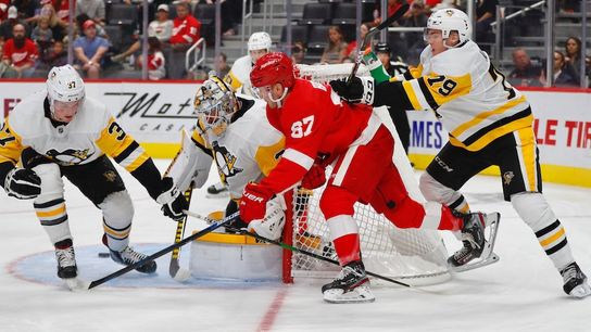 Dumoulin exhibiting some seldom seen traits taken in Detroit (Courtesy of Point Park University)