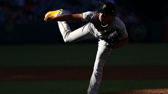 Simulated Pirates pitching (virtual) lights-out taken on the North Shore (Pirates)