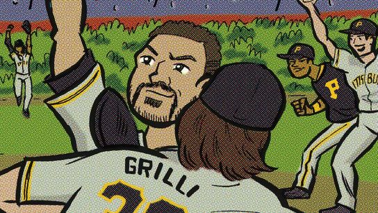 Cartoon Canon: Back in the playoffs! taken in Richmond, Va. (Pirates)