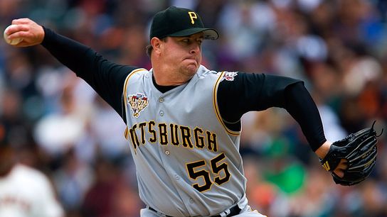 Three former players join Pirates broadcast team taken at PNC Park (Pirates)