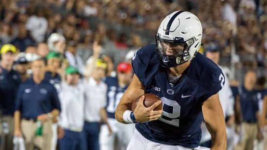 QB Stevens upbeat about expanded role in Nittany Lions' offense taken in University Park, Pa.