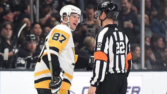 Crosby closing on assists milestone ... for a while taken in El Segundo, Calif. (Penguins)