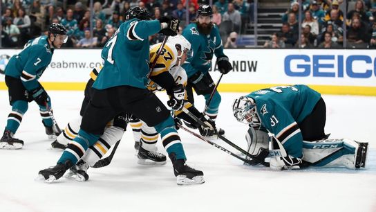 Sharks latest to feast on faltering Penguins taken in San Jose, Calif. (Penguins)