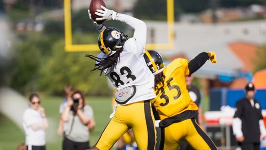 Inside the Lines: Receiver competition intensifies taken in Latrobe, Pa. (Steelers)