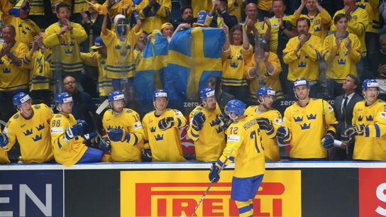 Hornqvist scores twice; McCann makes magic taken at Highmark Stadium (Courtesy of Point Park University)