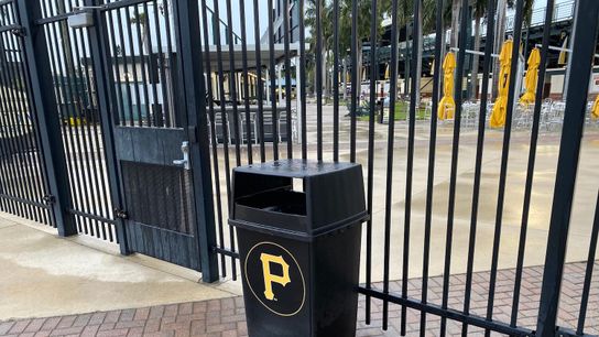 Roughly 40 big-leaguers stay in Pirates' camp taken in Bradenton, Fla. (Pirates)
