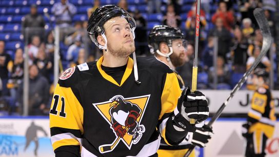 Sprong: 'I thought I made big strides in my defensive side' taken at Highmark Stadium (Penguins)