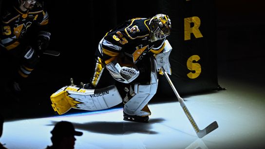 Gauthier leaves lasting legacy in Wheeling taken Wheeling, W.Va.. Photo by ZACK RAWSON / WHEELING NAILERS