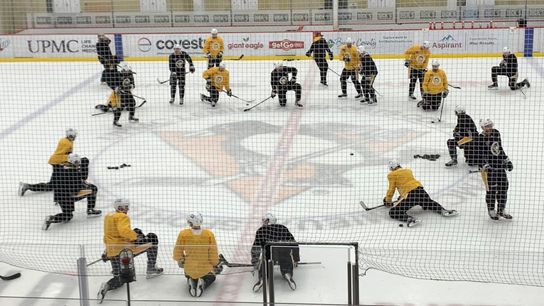For final practice, only a faint hope remained taken in Cranberry, Pa. (Penguins)