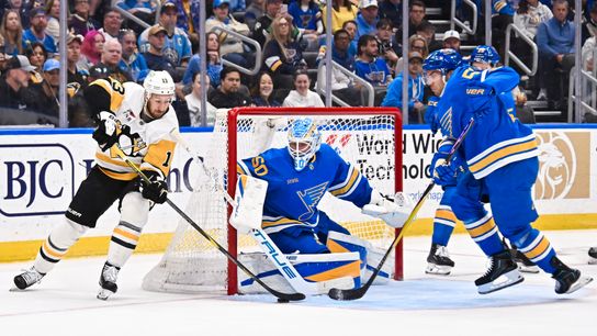 Penguins head into playoffs with forward spot still unsettled taken St. Louis. Photo by GETTY