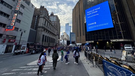 Penguins vs. Rangers, 12:38 p.m. taken New York. Photo by DEJAN KOVACEVIC / DKPS