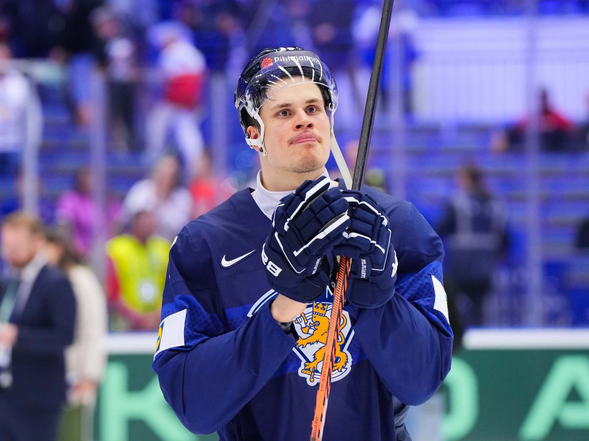 Jesse Puljujarvi following Finland's elimination from the World Championship on Thursday. Jesse Puljujarvi following Finland's elimination from the World Championship on Thursday.