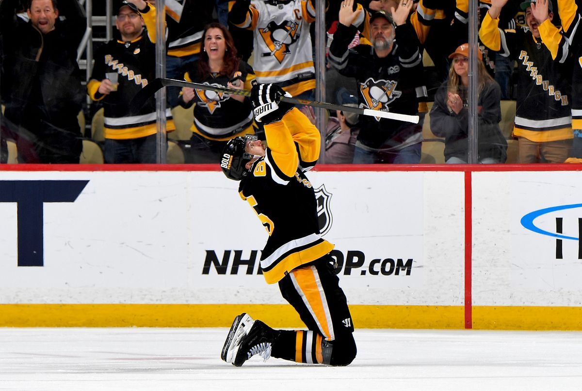 Erik Karlsson after his overtime goal Thursday. Erik Karlsson after his overtime goal Thursday.