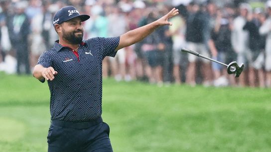 Spaun wins U.S. Open in dramatic fashion taken Oakmont, Pa.. Photo by WARREN LITTLE / GETTY