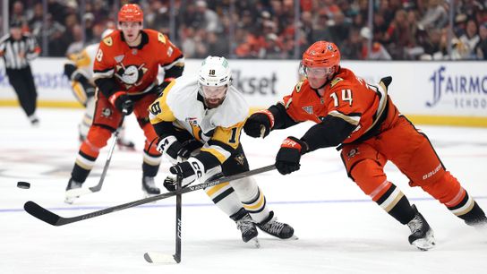 By Taylor Haase: Lopsided penalties 'the difference' in 4-3 loss to Ducks at Anaheim, Calif.