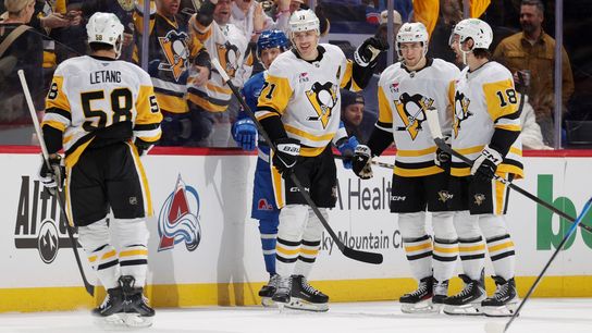 Malkin scores twice in rout of Avalanche taken in Denver (Top story). Photo by GETTY