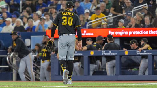 Skenes regrets two-strike execution vs. Jays taken Toronto. Photo by GETTY