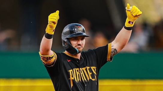 Horwitz providing value with 'pro' at-bats taken Pittsburgh. Photo by PIRATES