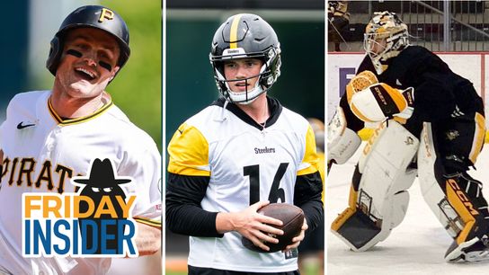 Friday Insider: Mangum's spark ... No worry on Allar ... Penguins' EBUG? taken Pittsburgh (Weekly features). Photo by PIRATES, GREG MACAFEE, TAYLOR HAASE